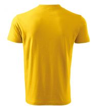 V-neck 102 tričko unisex žlté