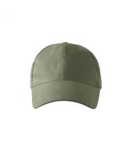 6P čiapka unisex khaki nastaviteľná