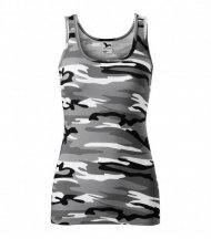 Camo Triumph top dámsky camouflage gray