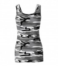 Camo Triumph top dámsky camouflage gray